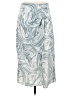 Jonathan Simkhai 100% Polyester Print Silver Casual Skirt Size M - photo 1