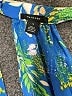 Halogen 100% Polyester Tropical Blue Casual Dress Size 1X - photo 4