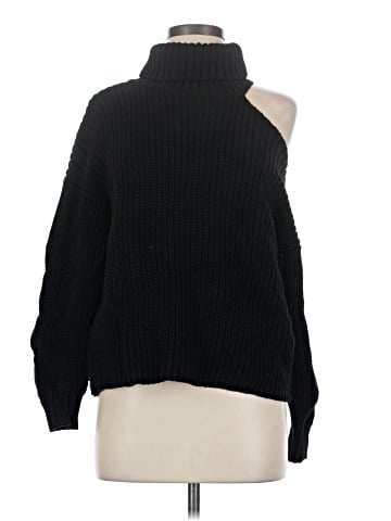 Aqua Turtleneck Sweater (view 1)