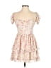 Cider Floral Pink Cocktail Dress Size XS - photo 1