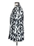 Chico's 100% Polyester Print Silver Blazer Size Sm (0) - photo 5