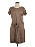 Charming Charlie 100% Polyester Solid Brown Casual Dress Size M - photo 1