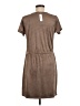 Charming Charlie 100% Polyester Solid Brown Casual Dress Size M - photo 2
