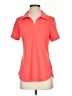 Columbia 100% Polyester Orange Short Sleeve Polo Size S - photo 1