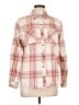 Natural Reflections 100% Cotton Plaid Pink Long Sleeve Button-Down Shirt Size L - photo 1