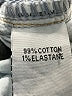 Glassons 100% Elastane Blue Denim Shorts Size 6 - photo 4