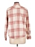 Natural Reflections 100% Cotton Plaid Pink Long Sleeve Button-Down Shirt Size L - photo 2