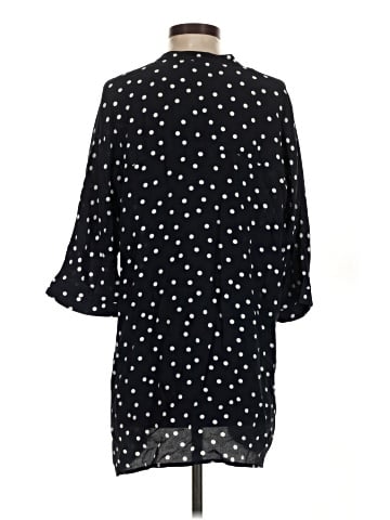 Zara TRF 3/4 Sleeve Button-Down Shirt (view 2)