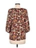 Rose & Thyme 100% Rayon Brown 3/4 Sleeve Blouse Size M - photo 2