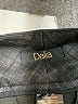 dalia Plaid Gray Black Dress Pants Size M - photo 7