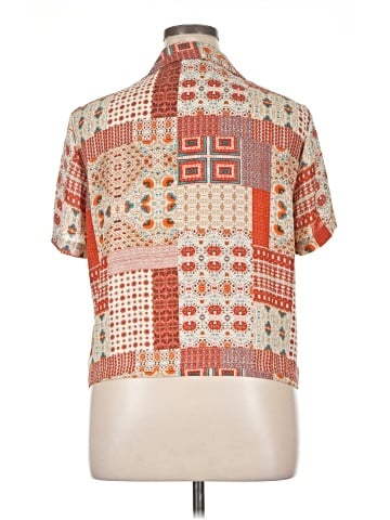 Rose + Olive Short Sleeve Blouse (view 2)