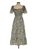 Blush 100% Polyester Animal Print Tan Casual Dress Size S - photo 2