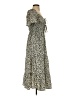 Blush 100% Polyester Animal Print Tan Casual Dress Size S - photo 4