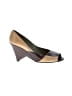 Charles Jourdan Color Block Brown Wedges Size 9 - photo 1