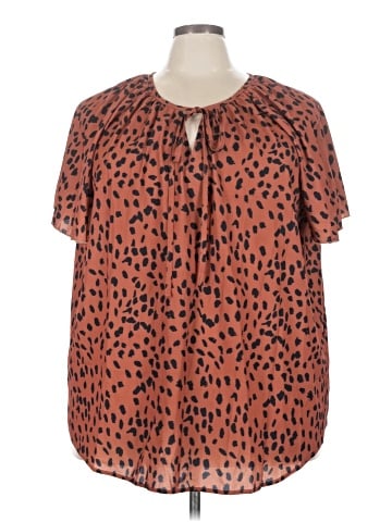 Fashion Short Sleeve Blouse (view 1)