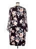 Connected Apparel Floral Black Casual Dress Size 18W - photo 2