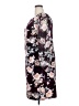 Connected Apparel Floral Black Casual Dress Size 18W - photo 5