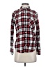 Forever 21 Plaid Red Long Sleeve Button-Down Shirt Size S - photo 1
