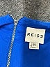 Reiss 100% Polyester Chevron-herringbone Blue Cocktail Dress Size 6 - photo 7