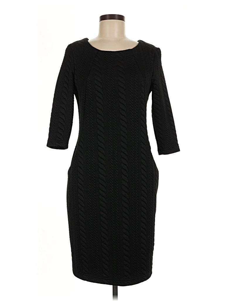 Pre-owned Sharagano Casual Dress In Black