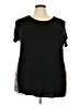 Cool Melon Black Short Sleeve Top Size 3X - photo 1