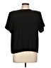 DressBarn Black Short Sleeve Top Size L - photo 1
