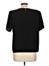 DressBarn Black Short Sleeve Top Size L - photo 2