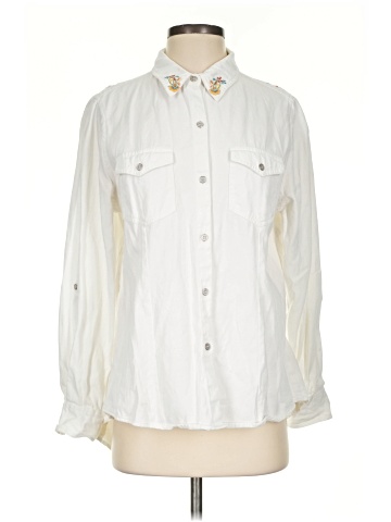 Nostalgia Long Sleeve Button-Down Shirt (view 1)