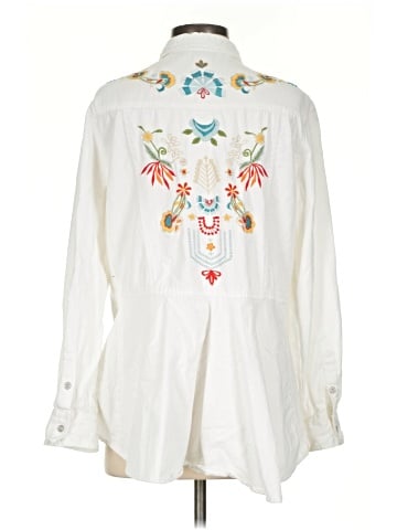 Nostalgia Long Sleeve Button-Down Shirt (view 2)