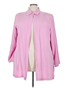Due Per Due 3/4 Sleeve Silk Top