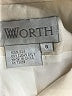 Worth 100% Silk Ivory Trenchcoat Size 8 - photo 6