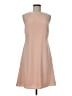 Ann Taylor 100% Polyester Solid Tan Casual Dress Size 6 - photo 1