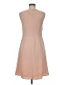 Ann Taylor 100% Polyester Solid Tan Casual Dress Size 6 - photo 2
