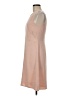 Ann Taylor 100% Polyester Solid Tan Casual Dress Size 6 - photo 5