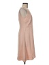 Ann Taylor 100% Polyester Solid Tan Casual Dress Size 6 - photo 4