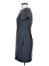 Ann Taylor LOFT Solid Gray Casual Dress Size 0 - photo 5