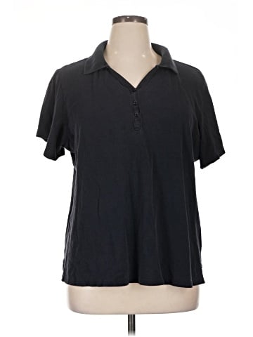 Karen Scott Short Sleeve Blouse (view 1)