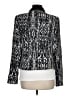 Trouve 100% Polyester Animal Print Silver Blazer Size M - photo 2