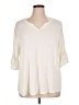 Evri Ivory 3/4 Sleeve Top Size 1X - photo 1