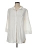 Cato Ivory 3/4 Sleeve Button-Down Shirt Size M - photo 1