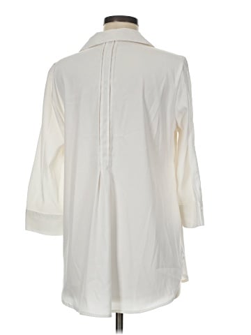 Cato 3/4 Sleeve Button-Down Shirt (view 2)