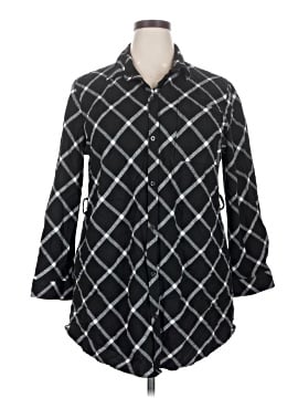Agnes & Dora 3/4 Sleeve Button-Down Shirt (view 1)