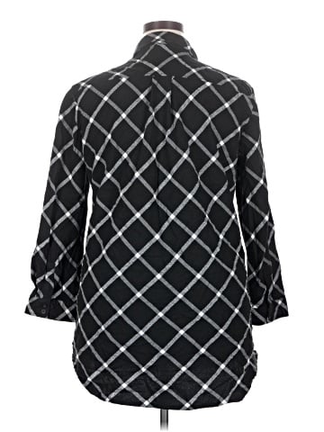 Agnes & Dora 3/4 Sleeve Button-Down Shirt (view 2)