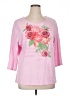 Breckenridge Pink 3/4 Sleeve Top Size XL - photo 1