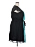 Assorted Brands 100% Polyester Color Block Teal Casual Dress Size 2X - photo 4