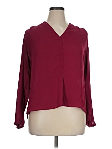 Rose + Olive Long Sleeve Blouse (view 1)