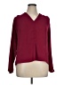Rose + Olive 100% Polyester Burgundy Long Sleeve Blouse Size XL - photo 1