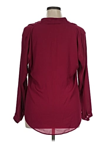 Rose + Olive Long Sleeve Blouse (view 2)