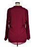 Rose + Olive 100% Polyester Burgundy Long Sleeve Blouse Size XL - photo 2