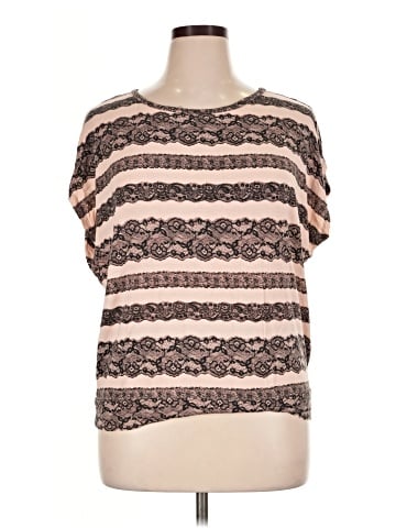 August Silk Short Sleeve Top (view 1)
